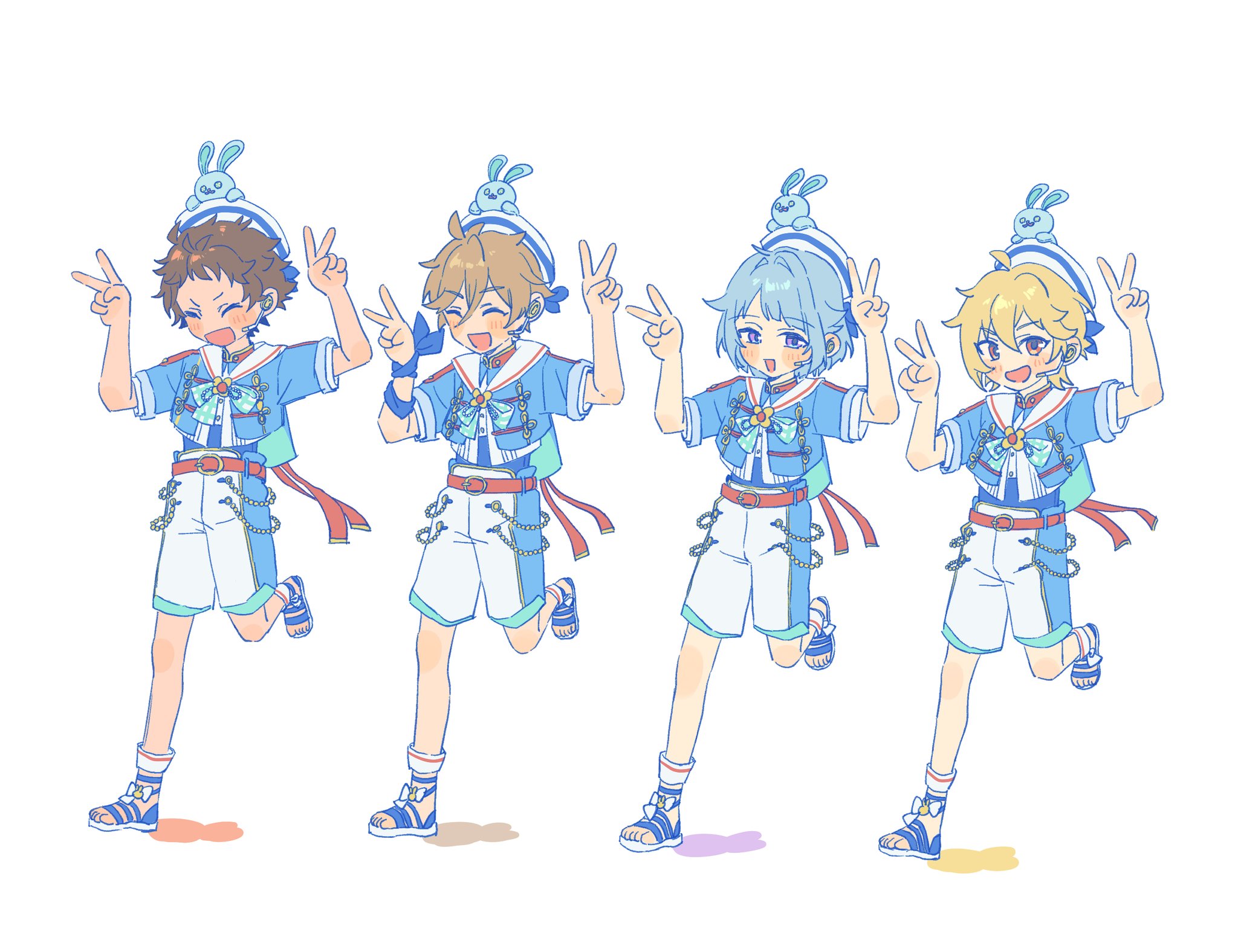 あんスタ 中国 ポストカード トランプ Ra*bits なずな 友也 創 光 Ra*bits | Unit | あんさんぶるスターズ！！