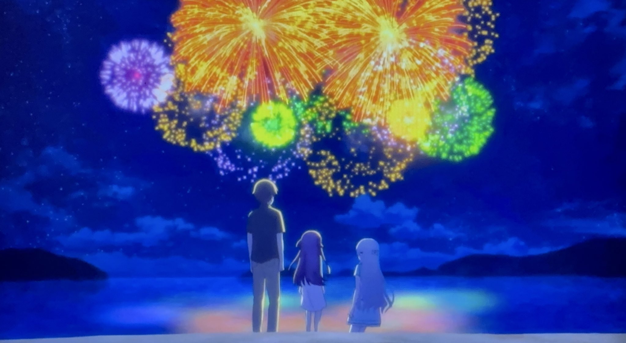 絵画 。壁掛け絵【夜光の蛍の火とピンクの花の海、緑のドレスを着た神秘的な少女】 絵画 。壁掛け絵【夜光の蛍の火とピンクの花の海、緑のドレスを
