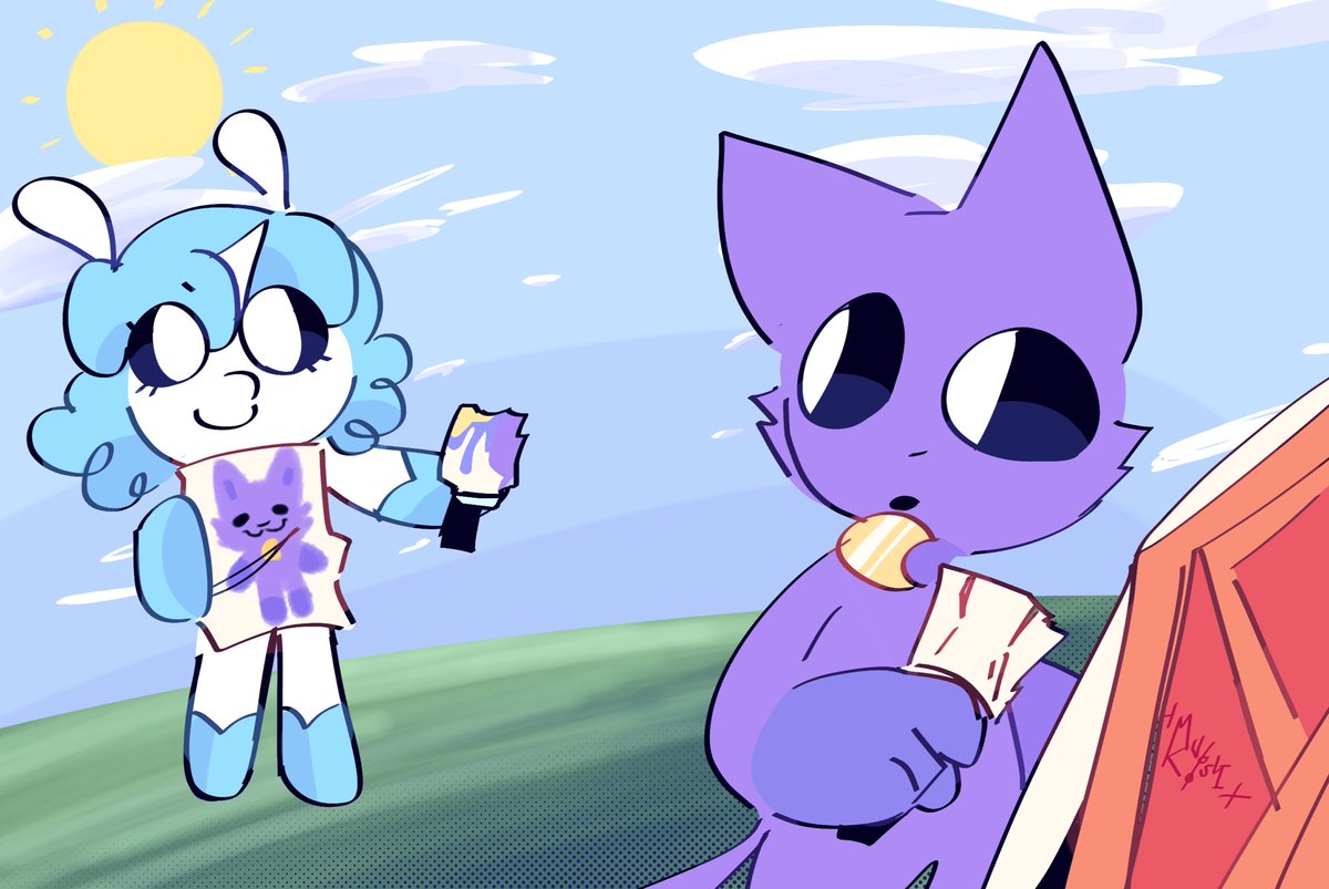 teachin newbs to dr4w,,✨✨
#smilingcritters #catnap #craftycorn