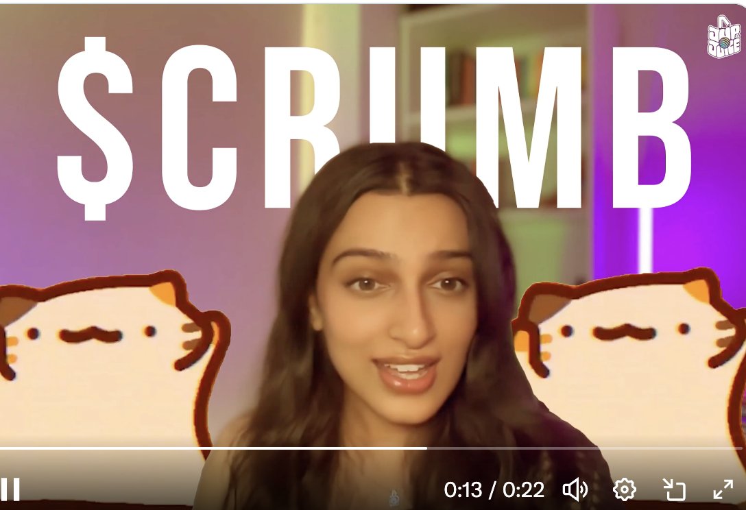 $crumb is a billion dollar meme. 
Give me the counter argument. Please. Please. Please 
I am waiting....