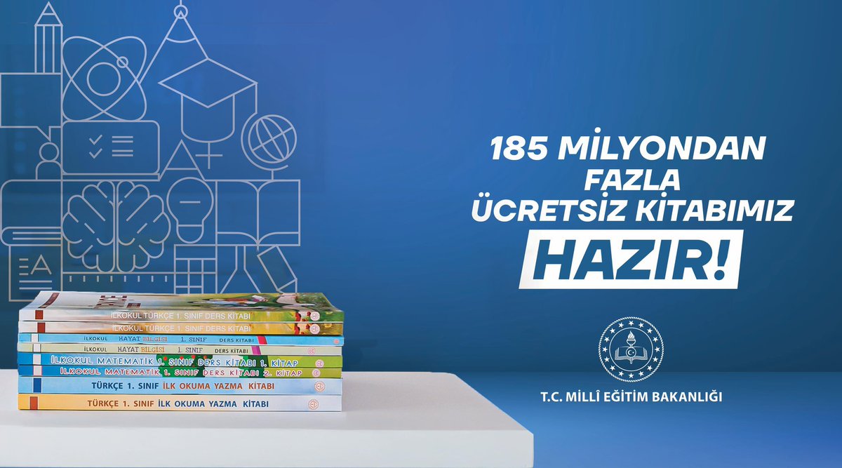 Kırşehir İl Millî Eğitim Müdürlüğü (@kirsehirmem) on Twitter photo Evlatlarımızın yürüyeceği tüm yolları aydınlatacak, bilginin temel kaynakları olan ders kitaplarımızla #MilliEğitimHazır
<a href="/tcmeb/">Millî Eğitim Bakanlığı</a> <a href="/Yusuf__Tekin/">Yusuf Tekin</a>
<a href="/yasingulsen9/">Yasin🇹🇷🇹🇷🇹🇷</a> Evlatlarımızın yürüyeceği tüm yolları aydınlatacak, bilginin temel kaynakları olan ders kitaplarımızla #MilliEğitimHazır
<a href="/tcmeb/">Millî Eğitim Bakanlığı</a> <a href="/Yusuf__Tekin/">Yusuf Tekin</a>
<a href="/yasingulsen9/">Yasin🇹🇷🇹🇷🇹🇷</a>