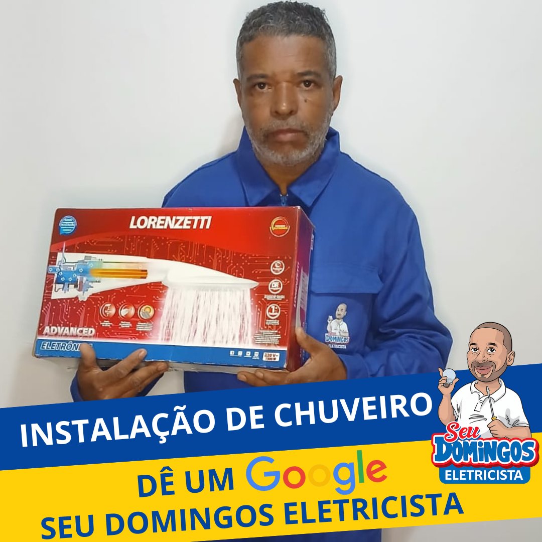 SeuDomingosElet's tweet image. Chega de banho gelado e choque no chuveiro!
Seu Domingos Eletricista instala seu chuveiro elétrico por apenas R$ 95,00 ⚡
📍 Morumbi, Bonfiglioli, Butantã e Vila Sônia

#SeuDomingosEletricista #ChuveiroElétrico #Morumbi #Butantã #VilaSônia #Bonfiglioli #Lorenzetti #Deca #Hydra