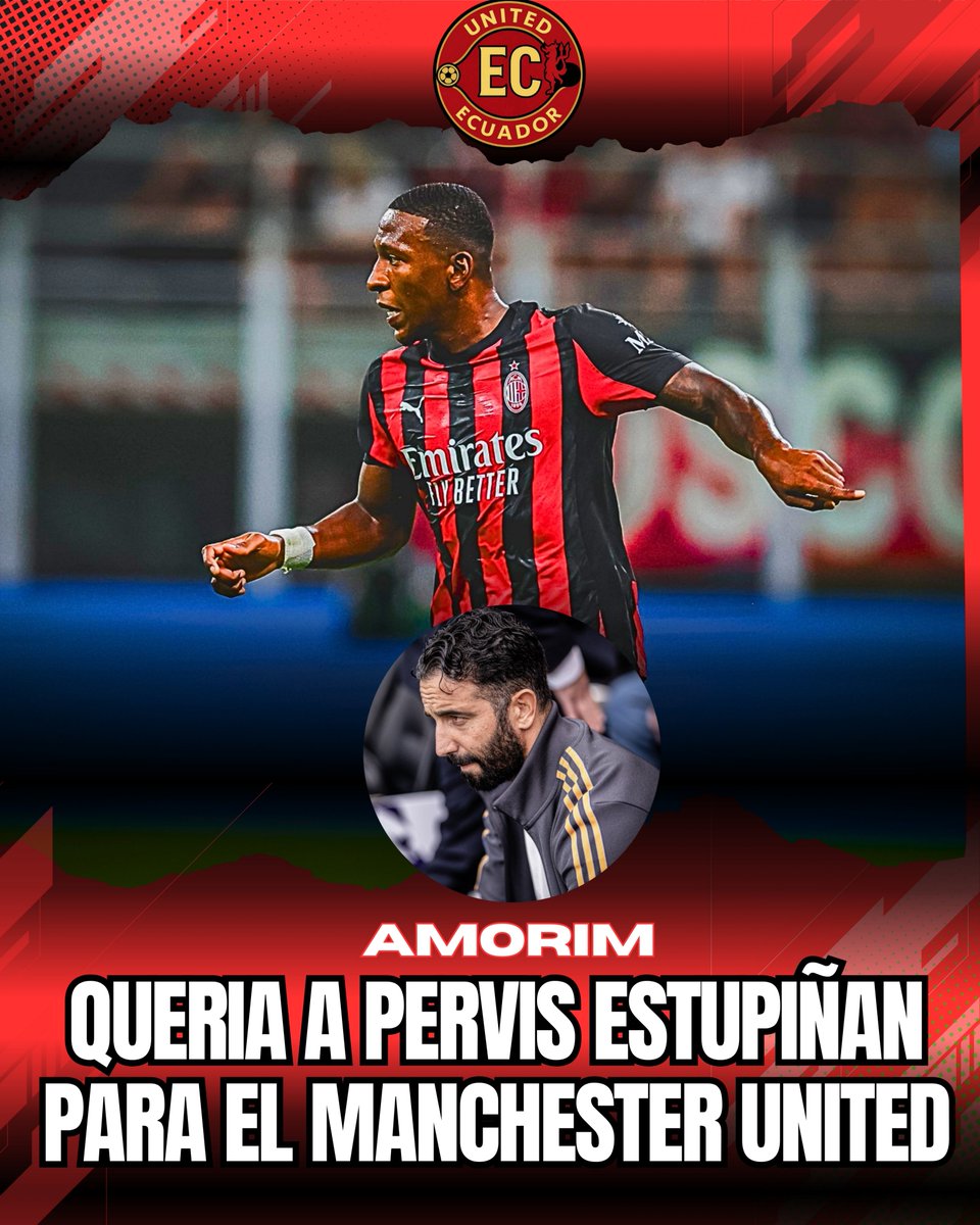 MUnitedEC's tweet image. 🟩“Además de un centrocampista, Ruben Amorim también quería un lateral este verano, propuso a Estupiñán, pero el United no ofertó”. #ManchesterUnited