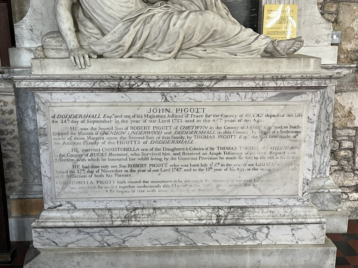 St Leonard’s Church, Grendon Underwood, Buckinghamshire. #monumentMonday #memorialMonday