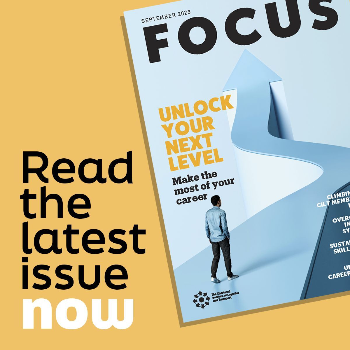 The September edition of Focus is here! Expert advice, career insights &amp; the latest on supply chain shifts. 

Read the latest issue here: library.myebook.com/CILT/focus-sep…

#LogisticsProfessionals #DecarbonisingLogistics  #CareerDevelopment #ProfessionalDevelopment  #CILTUKFOCUS