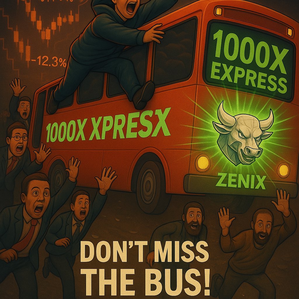 zenixcommunity's tweet image. 😱 Others: -56% … -38% … panic selling.
🔥 But Bull Express riders? 👉 +1000X!!
One ticket changes everything 🐂💰

⚠️ Warning:
Seats on the Bull Express are LIMITED
🚍 Miss this ride and you’re walking alone in tears 😭

#BullRun #MemeStyle 
#FOMOExpress #ZENIX