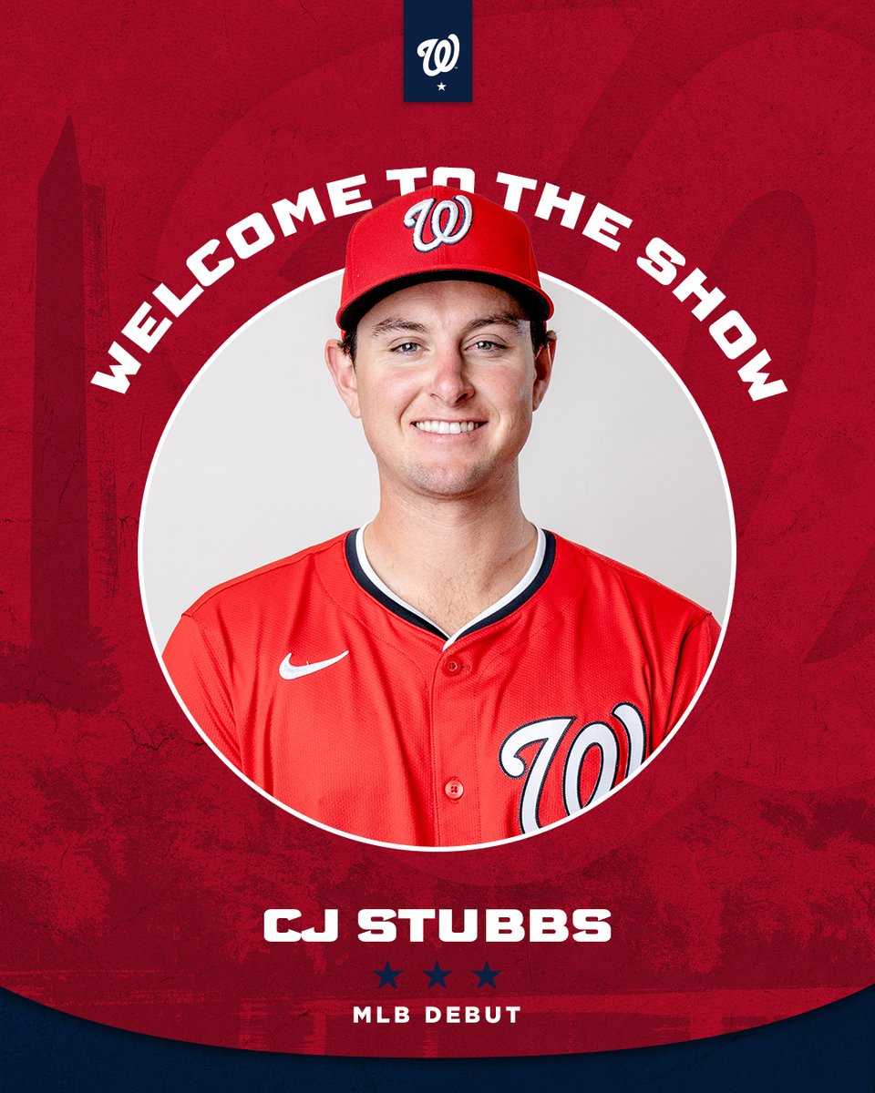 Nationals's tweet image. andrew x cj DOUBLE debut day 🔜