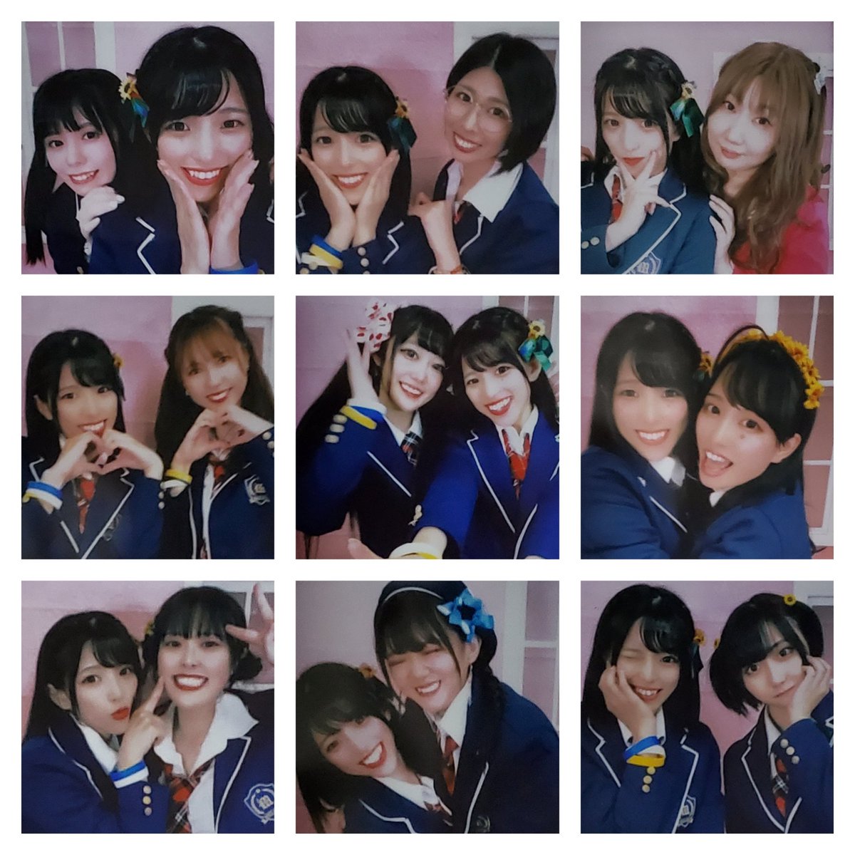 TadatoshiF's tweet photo. 燃えこれ学園、山田みつき卒業企画チェキ。メンバーとツーショット。
なぁなの時の見つけた😉
今回みつきちゃんのも全員購入完了✌️

#山田みつき卒業 
#燃えこれ学園 https://t.co/4SebONNIsk