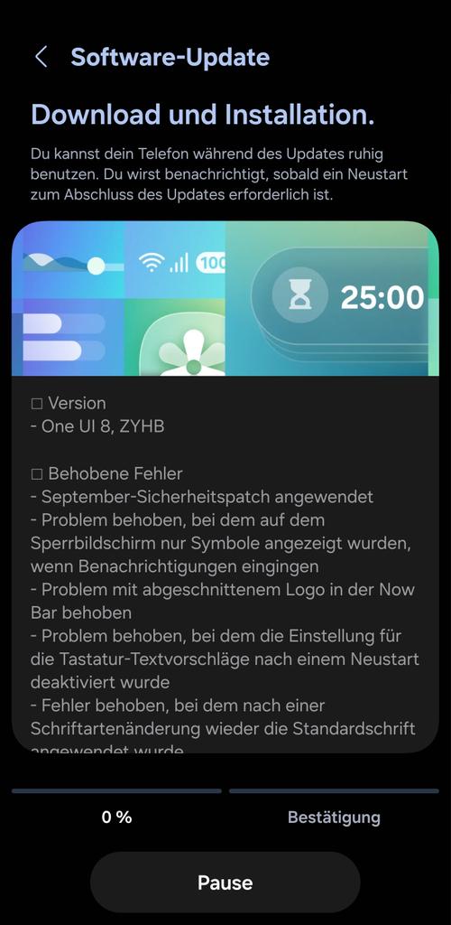 kevhartmann's tweet image. Germany has released a new software update for the One UI 8 Beta

#OneUI8 #OneUI8Beta #Samsung #Galaxy