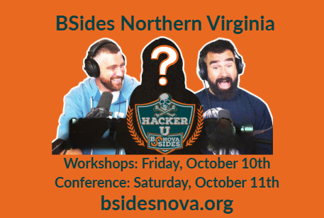 BSides_NoVA's tweet photo. Are you ready for it? ⚡️Follow us for updates about our #BSidesNoVA ticket sales and the identity of our 2025 keynote speaker. https://t.co/3wNRUdQ3R8