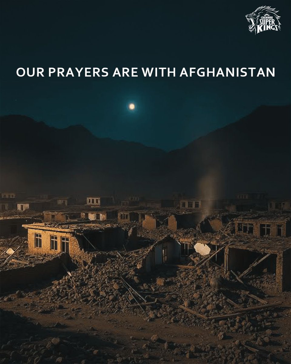 To our brothers and sisters in Afghanistan, we're heartbroken by the earthquake that struck your land. 

In this darkest hour, may strength and hope lift you again.