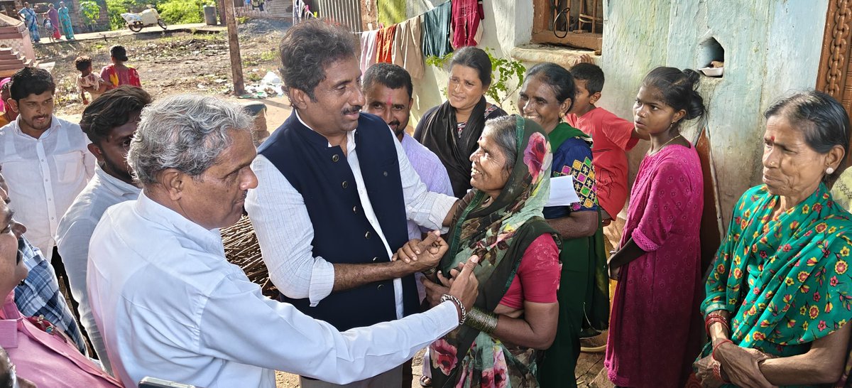 Hon'ble Minister Rahim Khan Ji Visited Raif affected areas Across Bidar Constituency.