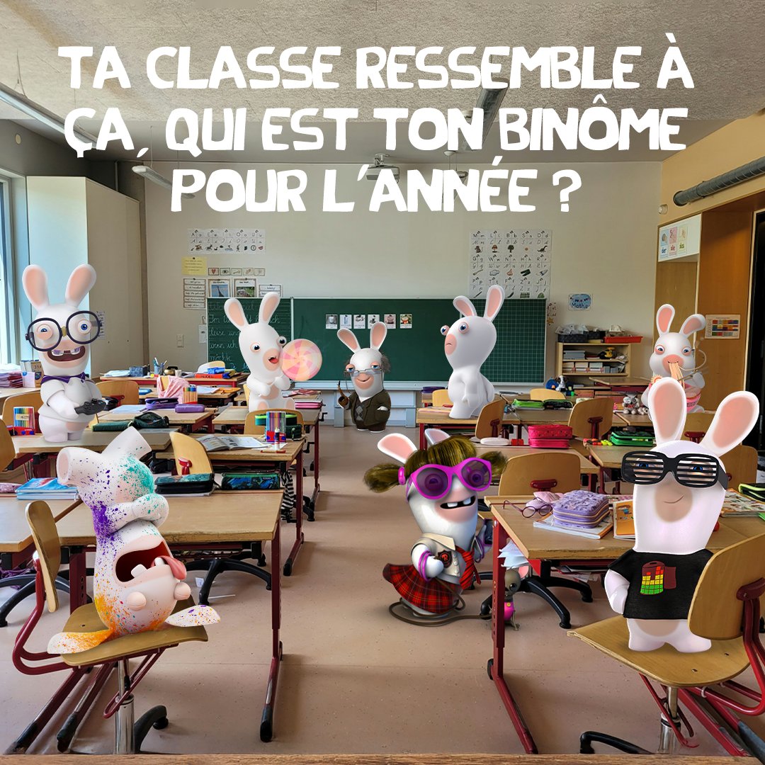 Même les Lapins font leur rentrée ! Ils ne font que bwaaahvarder ! 🤪