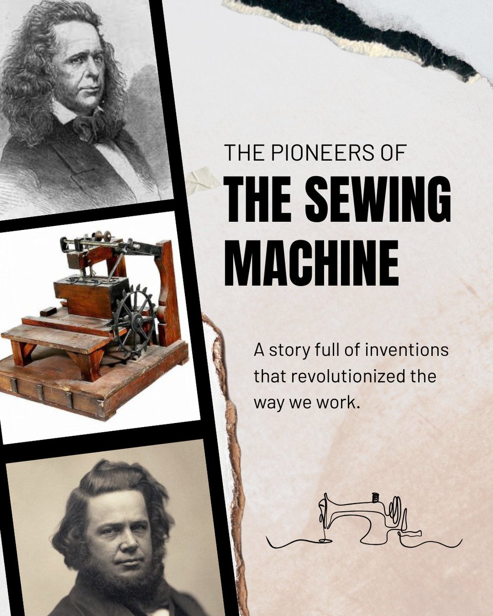 velocitplotters's tweet image. ✂️✨ From the very first needle to the eye of the revolution… the history of the sewing machine is a journey of creativity, innovation, and transformation.