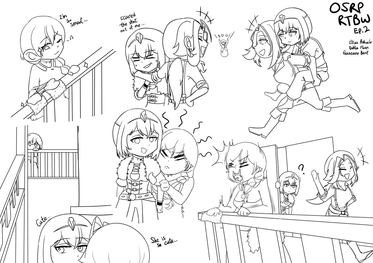 _somero_'s tweet image. Wip？RTBW Ep2
Some interesting interaction between Eliza, Dahlia and Guin
#BloodflameArt #OSRPBlackwell #OSRPart