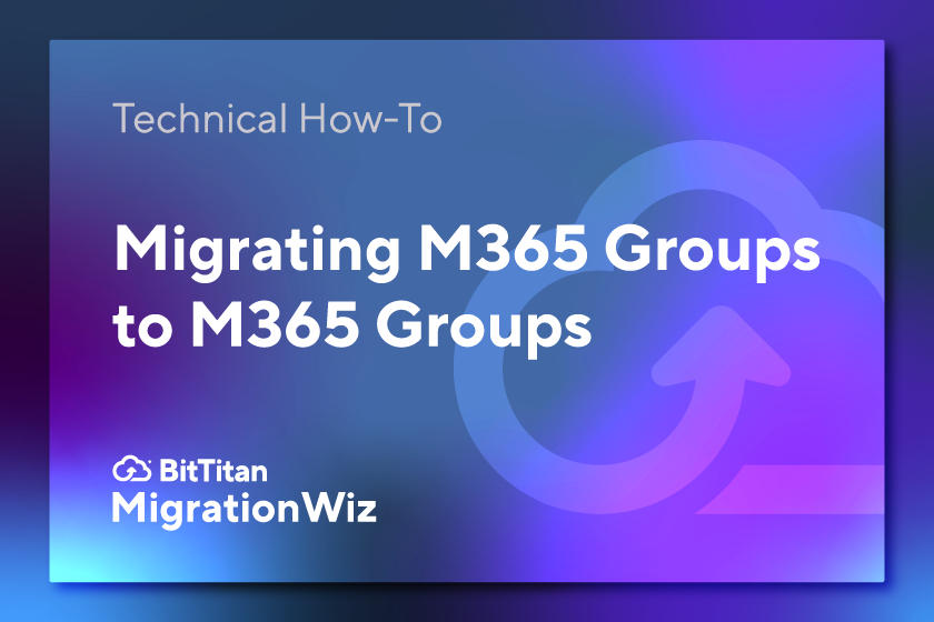 BitTitan's tweet image. 🚀 Migrating Microsoft Groups Email?

Our latest how-to video walks you through a real Groups-to-Groups migration in #MigrationWiz. Migration expert Mark covers every step.

Get the tips and best practices to ensure a smooth, disruption-free migration: ow.ly/bGBH50WGPkO
