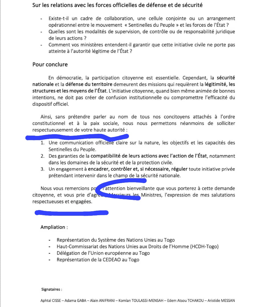 D_Gamedo's tweet photo. Pour des #gens qui passent leur journée à #diffamer, à insulter et à s'en prendre aux autorités #compétentes refusant même de reconnaître la légitimité de l'État dans ses formats #institutionnels, cette lettre est une comédie. Le ton est devenu #respectueux (haute bienveillance, respectueusement..) alors que la #manœuvre est paternaliste (pourriez-vous éclairer l'opinion) et #accusatoire allant jusqu'à demander des preuves, inversant la charge de la #preuve. Même dans une lettre ouverte, ils font preuve d'incohérence et de #mauvaise foi. Ils se croient intelligents.