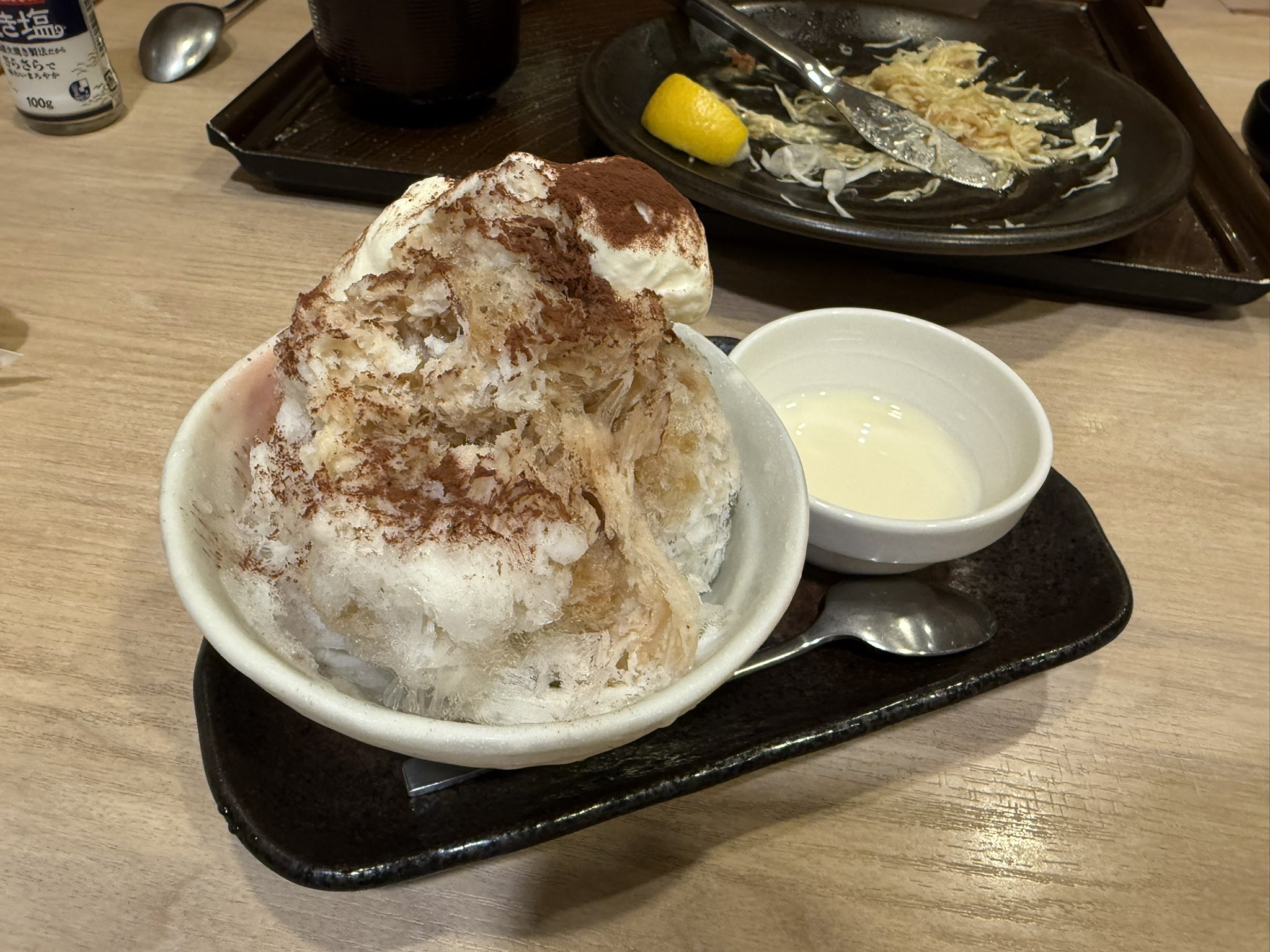 かき氷➰を存分に堪能出来るセット♪☺️ カヲりん𓅳 on X: 