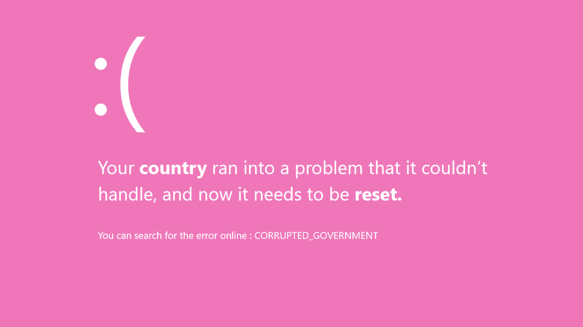"Wah mba, dah gk bisa diselamatin ini. Udah corrupted, harus direset."

#ResetIndonesia