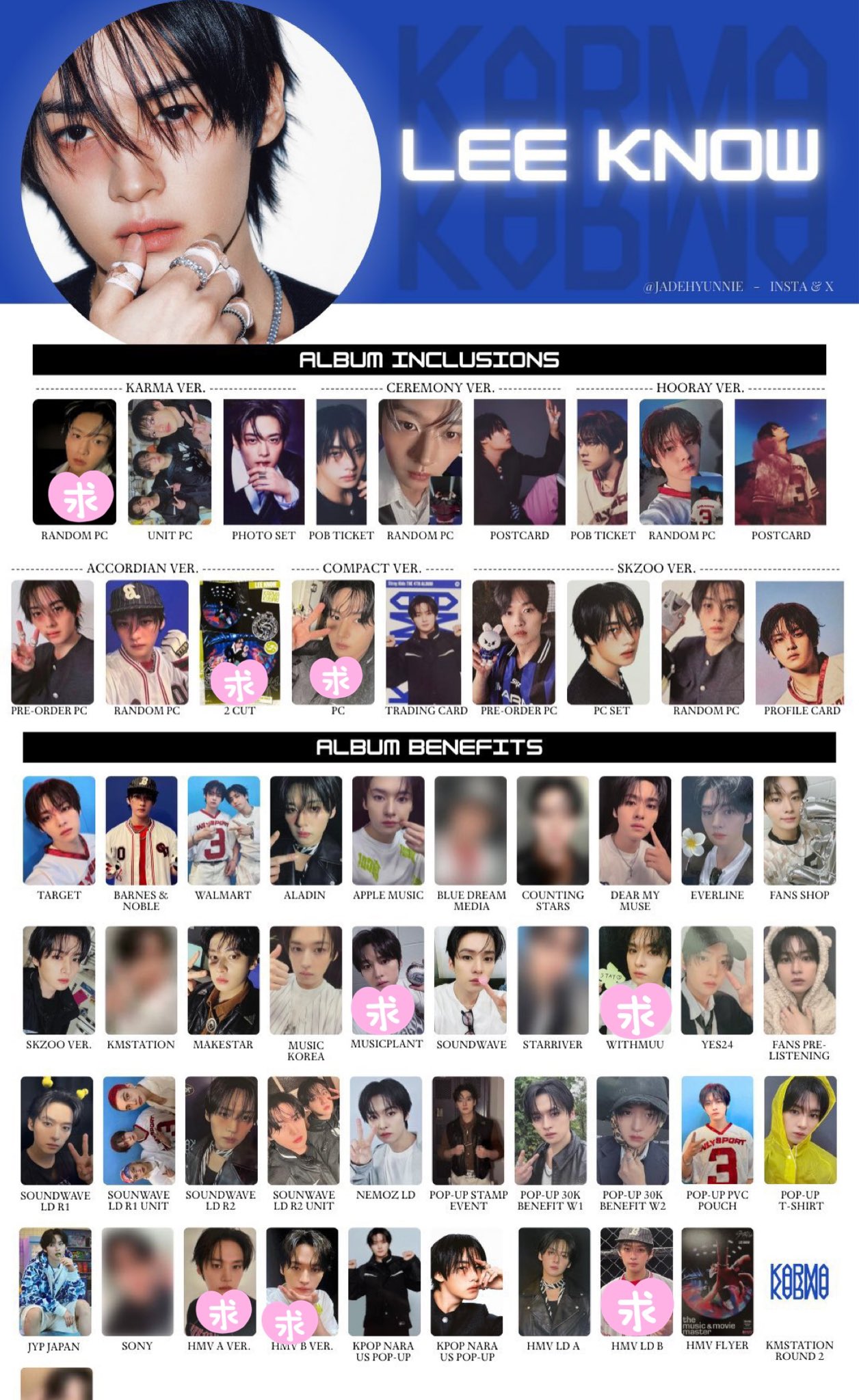 KARMA JYPJAPAN ハン straykids スキズ KARMA ハン JYP JAPAN 店舗特典