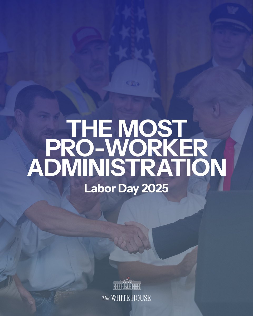 For decades, a corrupt political class sold out our workers and shipped away our jobs. On January 20, that ended.

Under President Trump, we’re restoring American labor, reviving manufacturing, securing fair trade, and bringing jobs back home—to AMERICAN workers. 🇺🇸