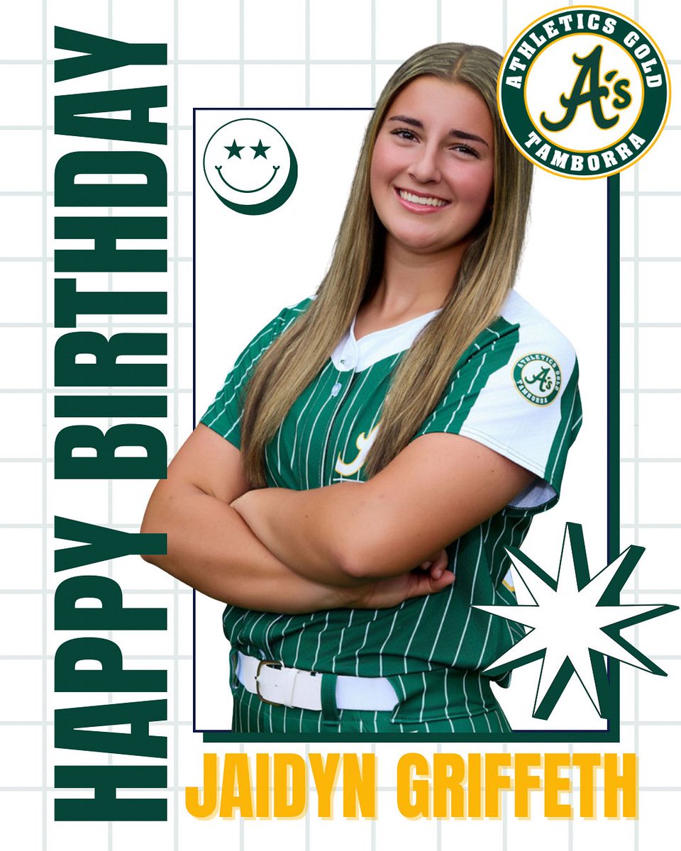 🎉𝑯𝑨𝑷𝑷𝒀 𝑩𝑰𝑹𝑻𝑯𝑫𝑨𝒀🎉 to our very talented-incredibly-smart-ace-pitching-bomb-hitting #24, <a href="/JJGriffeth24/">Jaidyn Griffeth 2027</a>! We hope your day is 𝑶𝑼𝑻 𝑶𝑭 𝑻𝑯𝑬 𝑷𝑨𝑹𝑲!!!