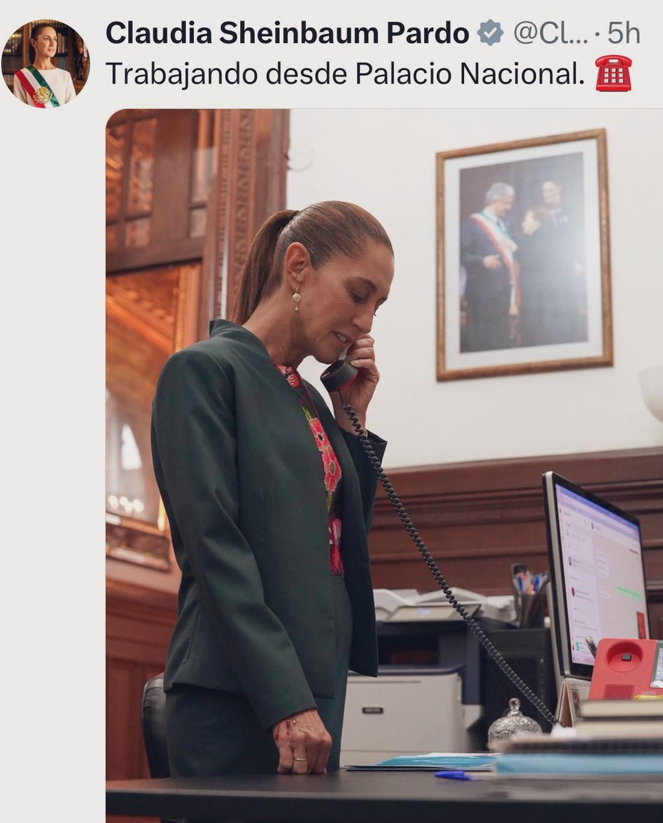 Guadalupe Acosta Naranjo (@acostanaranjo) on Twitter photo Cuando <a href="/Claudiashein/">Claudia Sheinbaum Pardo</a> repite y repite que estamos en el segundo piso de la 4T solo admite lo que es evidente para todo mundo.
Este es el séptimo informe de <a href="/lopezobrador_/">Andrés Manuel</a>. Cuando <a href="/Claudiashein/">Claudia Sheinbaum Pardo</a> repite y repite que estamos en el segundo piso de la 4T solo admite lo que es evidente para todo mundo.
Este es el séptimo informe de <a href="/lopezobrador_/">Andrés Manuel</a>.