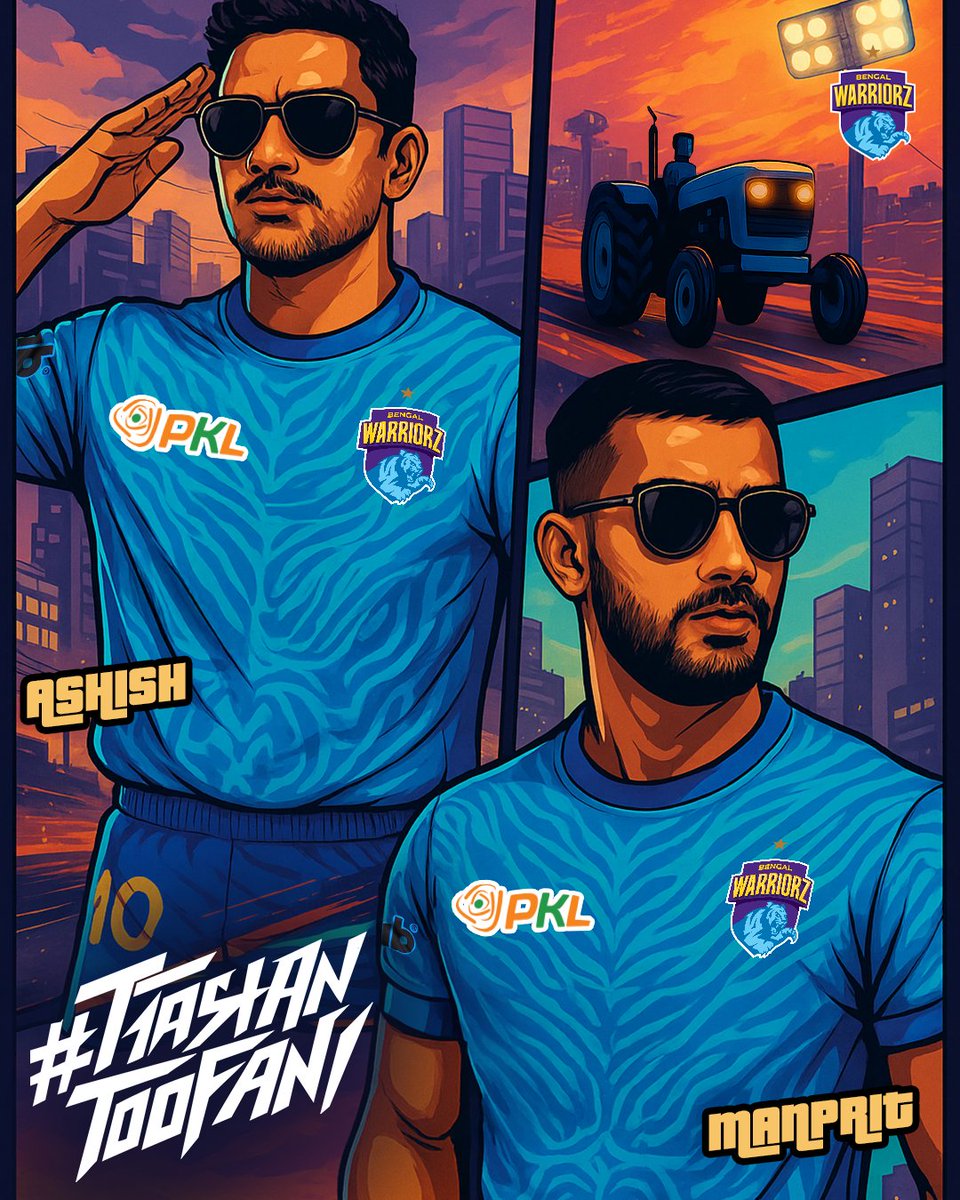 Bengalwarriorz's tweet photo. ๐๐จ ๐๐ก๐๐ข, ๐๐จ๐ง๐จ ๐๐จ๐จ๐๐๐ง๐ข! ๐ฅ
With Ashishโs High 5 & Manpritโs Super 10, the Warriorz kickstarted with a bang ๐
#BWvHS #TashanToofani #BengalWarriorz #CapriSports #ChangeTheGame https://t.co/bSz43NpL63