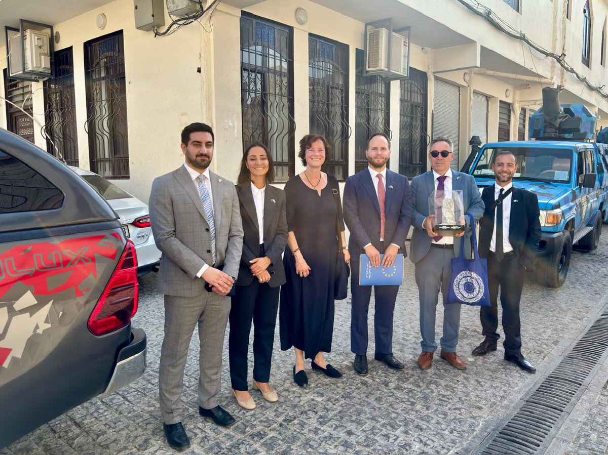 🚀 We arrived in Mosul!

Honoured to attend the re-opening of the historic Al-Nuri Mosque — a key milestone in the “Revive the Spirit of #Mosul” project.

Grateful for the warm welcome &amp; proud to stand with Iraq <a href="/IraqiPMO/">المكتب الإعلامي لرئيس الوزراء 🇮🇶</a> in preserving heritage &amp; building a shared future. 🇪🇺🇮🇶