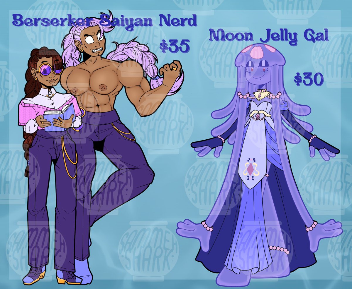 sammehshark's tweet photo. 🫧🦈new adopt batch🦈🫧

please comment on here or dm me either on here or discord!! my username is sammehshark

#adoptable #adopt #dbzoc #characterdesign #dbzadopt #ocadopt #ocsky #dbs #forsale #dbadopt #dboc #dbsoc https://t.co/4X5MAiNZZk