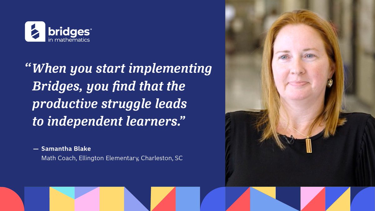 MLCmath's tweet image. Bridges® in Mathematics develops independent learners and the critical thinking that creates a lifelong love of learning.