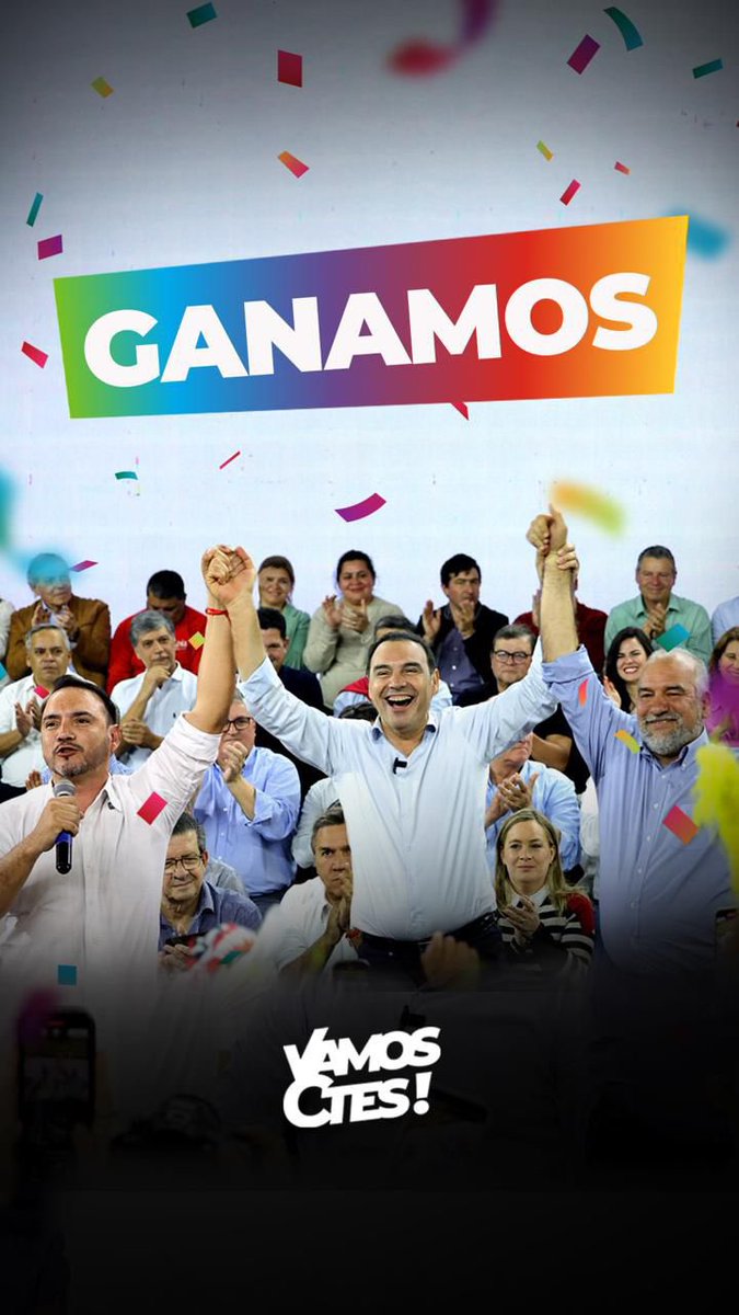 Desde <a href="/jrconsenso/">JR Consenso</a> felicitamos a <a href="/JPValdesok/">Juan Pablo Valdés</a> por su contundente victoria en Corrientes! 🇦🇷🇵🇱

Tu triunfo, junto a <a href="/gustavovaldesok/">Gustavo Valdés</a> es una clara muestra de la fuerza del federalismo y del compromiso que tenemos en cada rincón de nuestra Patria.

¡Vamos Corrientes, Vamos Argentina!