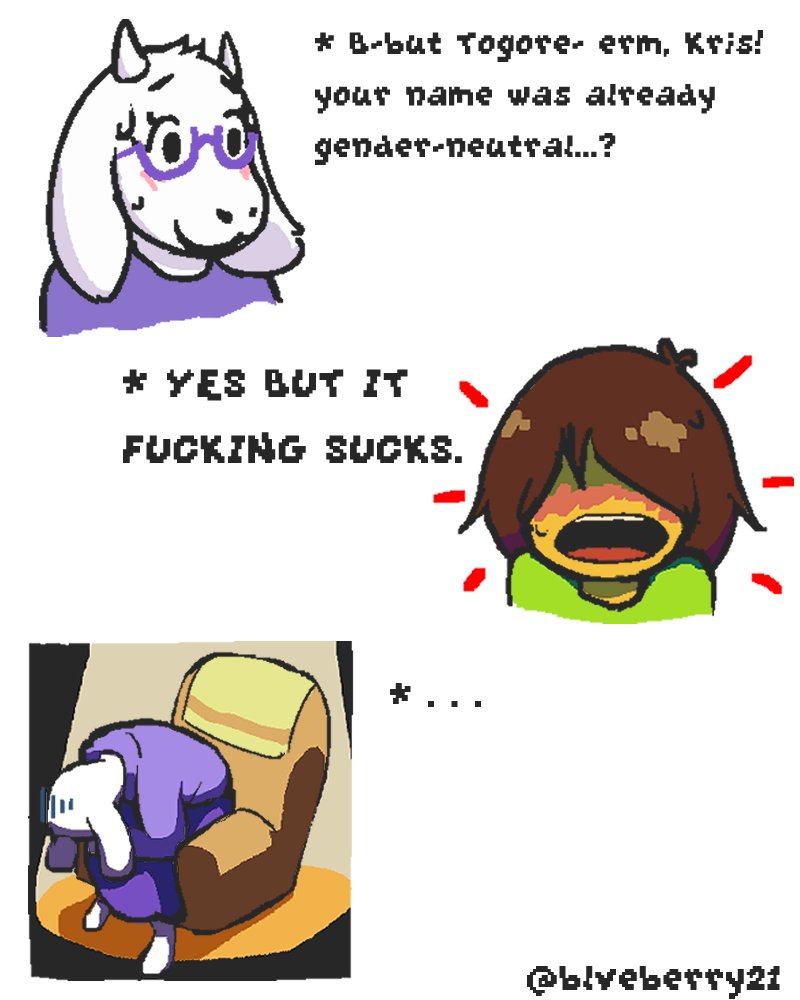blveberry21's tweet image. this is 100% how it went #DELTARUNE