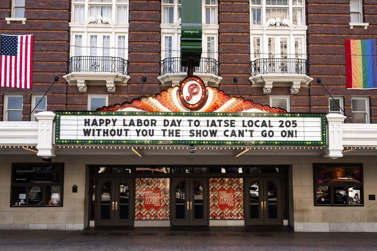Wishing everyone a Happy Labor Day! 🙌 Special shoutout to our IATSE Local 205 crew, who make the magic happen on our stage every night ✨

📸: Kevin Garner Photography