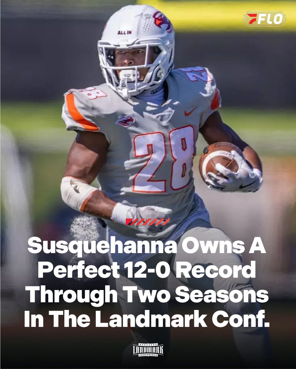 FloCollege | Football (@flocollegefb) on Twitter photo Susquehanna owns a perfect record through two seasons of play in the Landmark Conference.
Can anyone challenge the River Hawks in 2025?
Here's what to know about the conference ahead of the season.
🔗: flosports.link/47Wu7C2
#LandmarkFB | <a href="/LandmarkConf/">Landmark Conference</a> Susquehanna owns a perfect record through two seasons of play in the Landmark Conference.
Can anyone challenge the River Hawks in 2025?
Here's what to know about the conference ahead of the season.
🔗: flosports.link/47Wu7C2
#LandmarkFB | <a href="/LandmarkConf/">Landmark Conference</a>