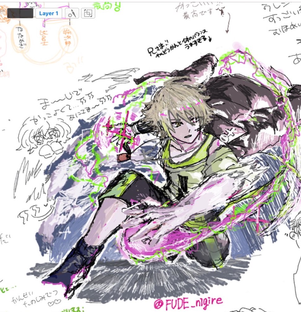 絵チャお邪魔しました〜！
一応匿名なのにバレバレで笑いました
