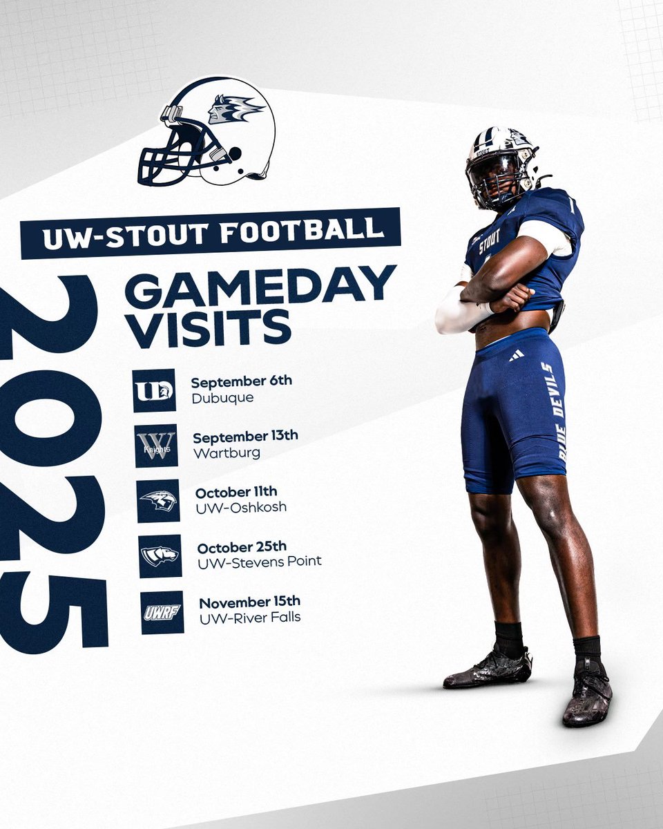 Thank you to <a href="/CoachDeBo76/">Derek Branch</a> and <a href="/UWStoutFootball/">UW-Stout Football</a> for the game day invite. 
<a href="/LNHSPantherFB/">Lakeville North Football</a>