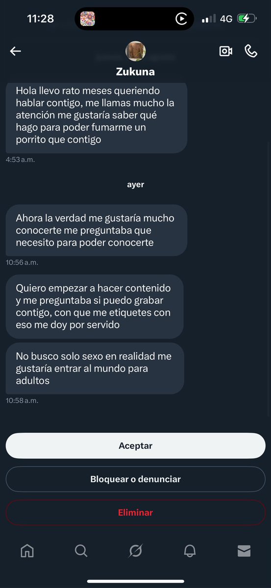 No busca sexo pero quiere grabar contenido jajajaja WTF que pedo con la gente bruh!