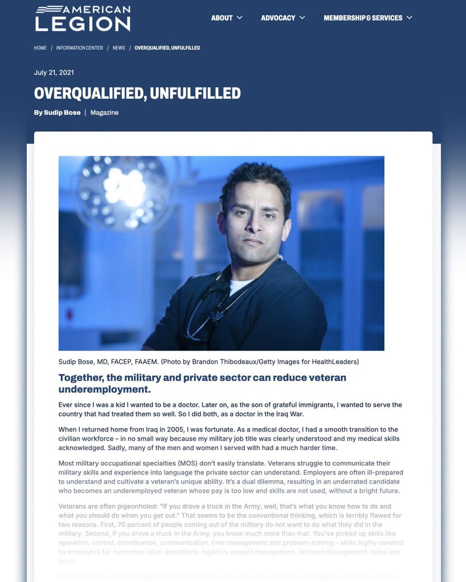 What happens when purpose &amp; profession don’t align?

4 yrs ago, I wrote about the quiet crisis many veterans face: Highly trained. Highly disciplined. Yet underemployed, overlooked, or burned out. Still painfully relevant.

This Labor Day, let’s honor work and meaningful work —