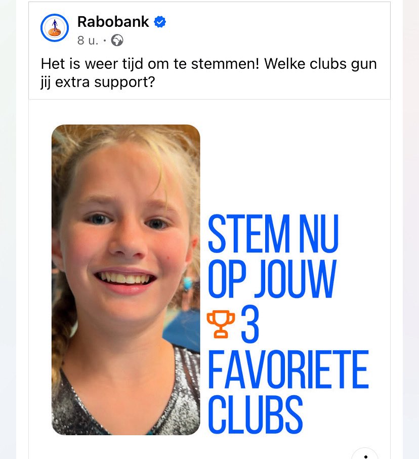 Het is weer tijd om te stemmen in de #RaboApp! 
Geef jij je stem aan Tempo? 
💪