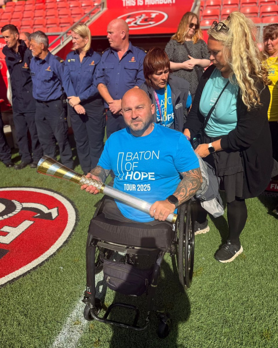 Baton of Hope UK (@batonofhopeuk) on Twitter photo Day 1 of #BoHTour2025. Thank you Blackpool!
Huge thanks to everyone who has turned out today to spread our message of hope and suicide prevention.
(1/5) Day 1 of #BoHTour2025. Thank you Blackpool!
Huge thanks to everyone who has turned out today to spread our message of hope and suicide prevention.
(1/5)