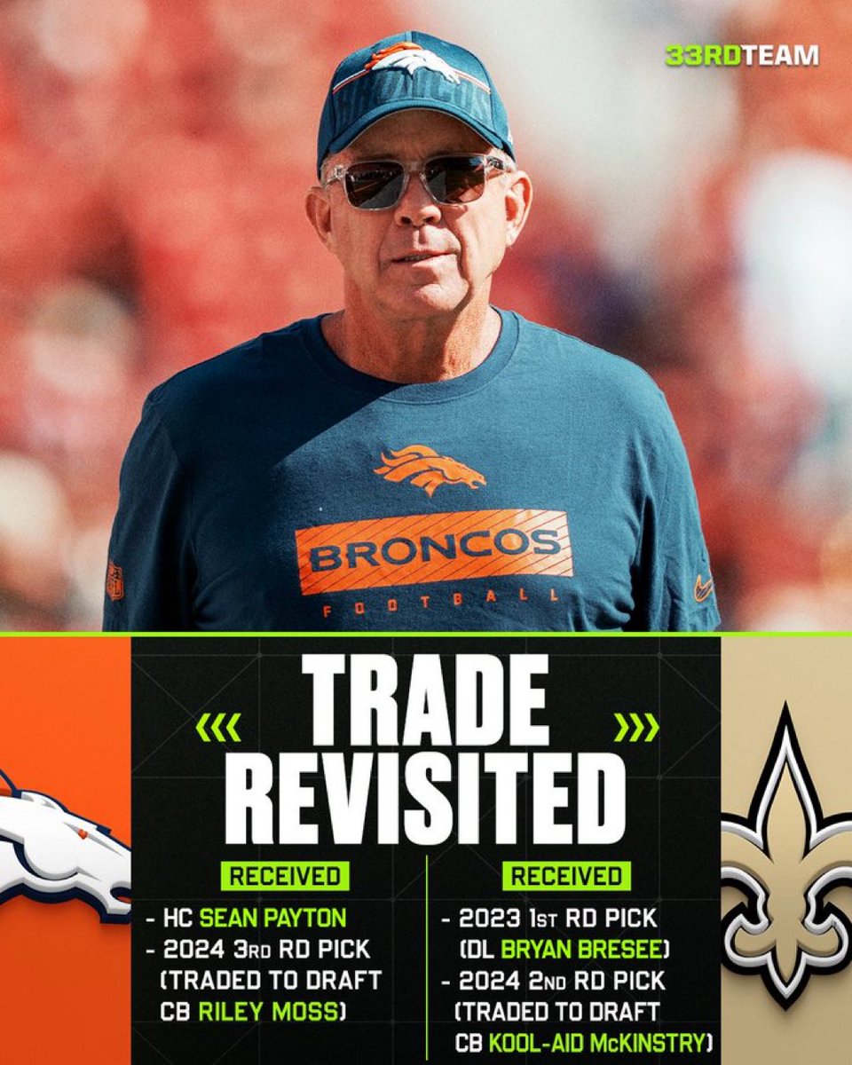 Yeah, the #Broncos won this trade.