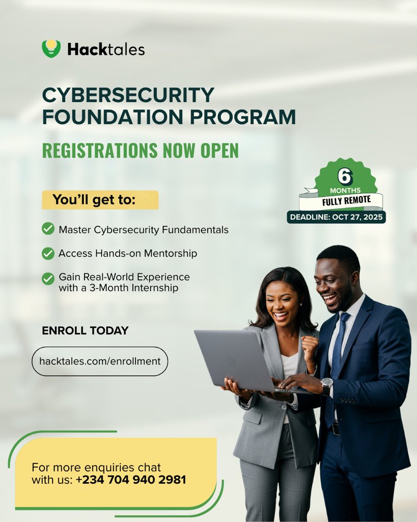 Hello, you! Yes, YOU!

It’s official: CFP registration is NOW OPEN for the FINAL time this year.

Learn the fundamentals, gain hands-on experience, and build the confidence to thrive in tech.

Don’t let December roll in, and you’re still saying, “God when?”

🔗 Comment “CFP” to