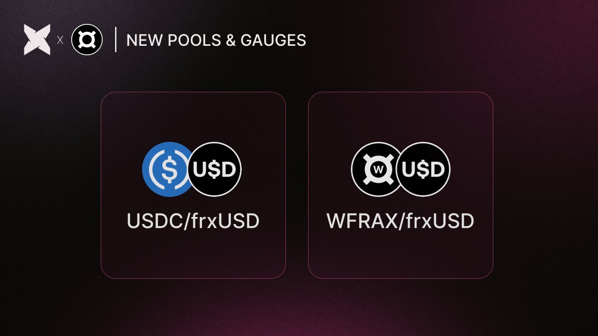 Catex_Fi's tweet image. Excited to welcome @fraxfinance to Catex and @unichain!

You can now provide liquidity to:
– USDC / frxUSD
– WFRAX / frxUSD

Both actively managed by @GammaStrategies for optimal efficiency.

→ app.catex.fi/pools
