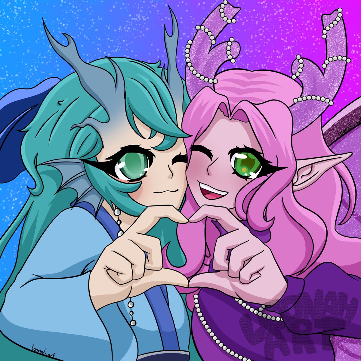 Leonah (@leonah_art) on Twitter photo Fanart for the goobers <a href="/Selest_Dragon85/">SelestDragon💙🐉🌊</a> and <a href="/LiatrisSidhe/">Liatris 🦋🪻 | Lunar Faerie Dragon | EN VTuber</a> 💖🩵🦋🐉
#vtuber #fanart Fanart for the goobers <a href="/Selest_Dragon85/">SelestDragon💙🐉🌊</a> and <a href="/LiatrisSidhe/">Liatris 🦋🪻 | Lunar Faerie Dragon | EN VTuber</a> 💖🩵🦋🐉
#vtuber #fanart