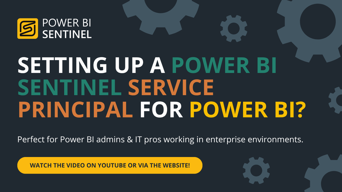 PBISentinel's tweet image. Need to set up a Power BI Sentinel #ServicePrincipal for #PowerBI?

Our step-by-step guide shows you how to connect securely and manage access like a pro.

🔗Read it here⬇️ 
powerbisentinel.com/creating-a-ser…
#PowerBITool #PowerBIAdmin #PowerBIGovernance #ServicePrincipal #PowerBISetup