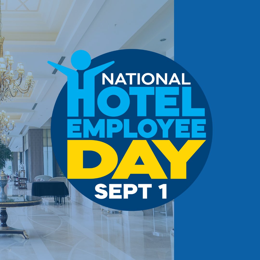 AHLEI (@ahlei) on Twitter photo Hotel employees are the heart of the lodging industry, and today on National #HotelEmployeeDay and Labor Day, we honor and recognize their dedication, service, and professionalism. Thank you! (<a href="/AHLA/">American Hotel & Lodging Association</a>) Hotel employees are the heart of the lodging industry, and today on National #HotelEmployeeDay and Labor Day, we honor and recognize their dedication, service, and professionalism. Thank you! (<a href="/AHLA/">American Hotel & Lodging Association</a>)