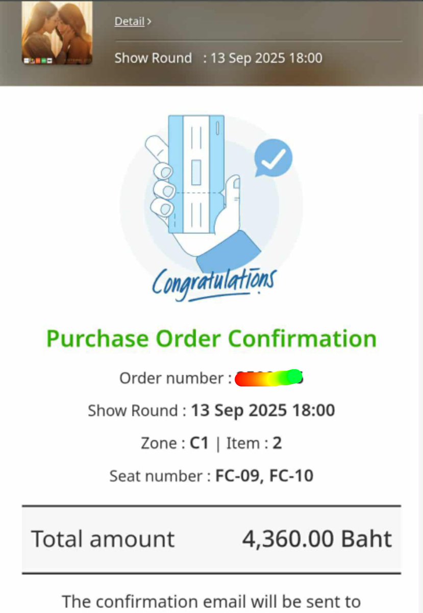 wts lfb
Harmony Secret Final Episode tickets

🗓️ 13 SEPTEMBER 2025
📍 SIAM PAVALAI , ROYAL GRAND THEATRE (6th FL SIAM PARAGON)

Zone C1
Seats: FC-14, FC-09, FC-10

RFS: secured Zone B1
Meet on DDay

SECRET DEAL EP6
#HarmonySecretEP6
#HarmonySecret
#LMSY #bellejirat #lillyladapa