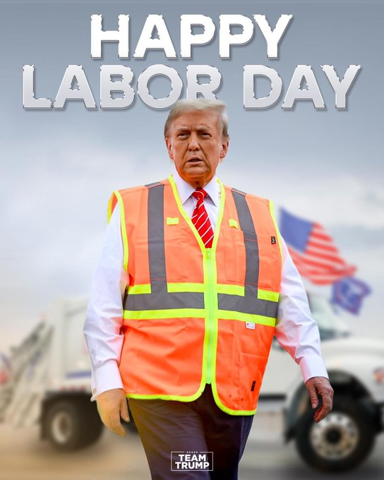 LauraHandle's tweet image. HAPPY LABOR DAY!  

Today we honor the strength, grit, and determination of American workers, the BACKBONE of our great nation! 🇺🇸