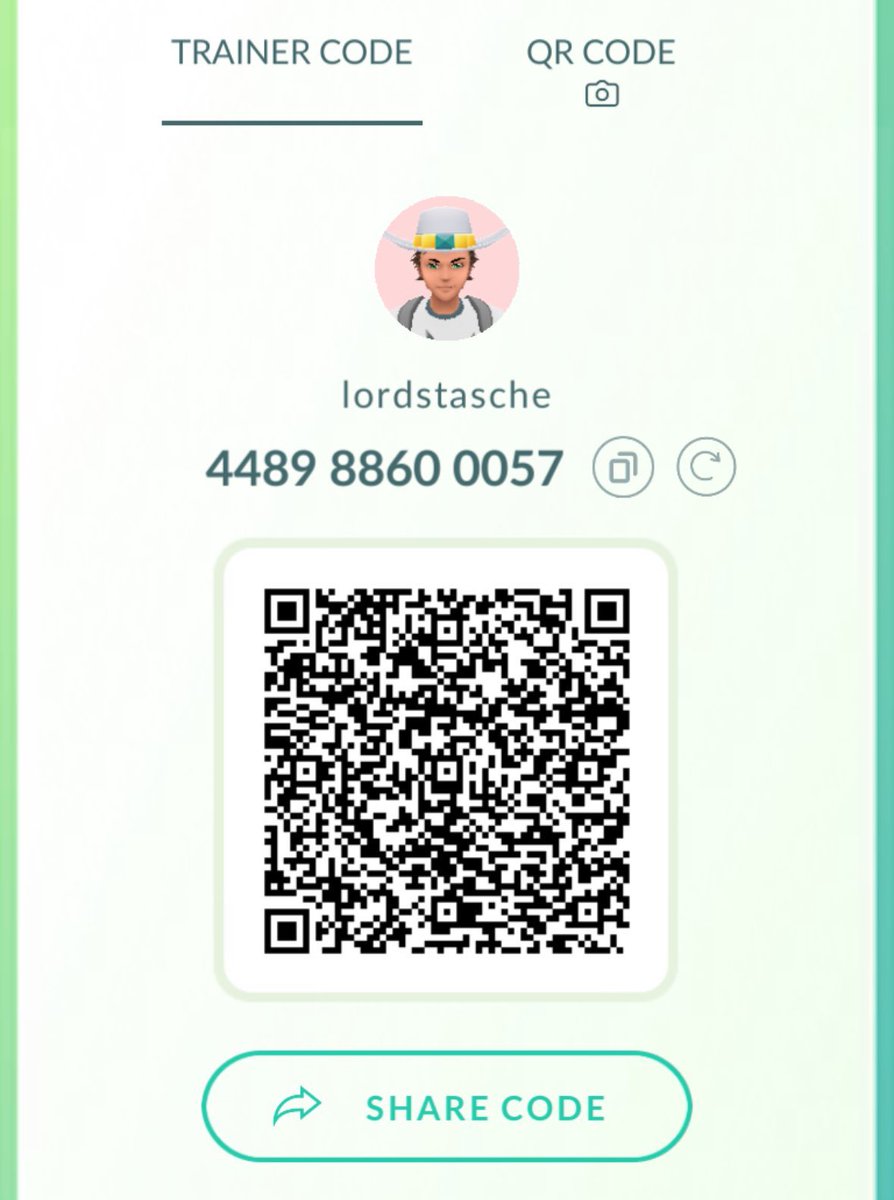 TheReal_Stasche's tweet image. space open for new friends
i dont care for the xp
4489 8860 0057
#PokemonGOfriend
#pokemongofriendcode